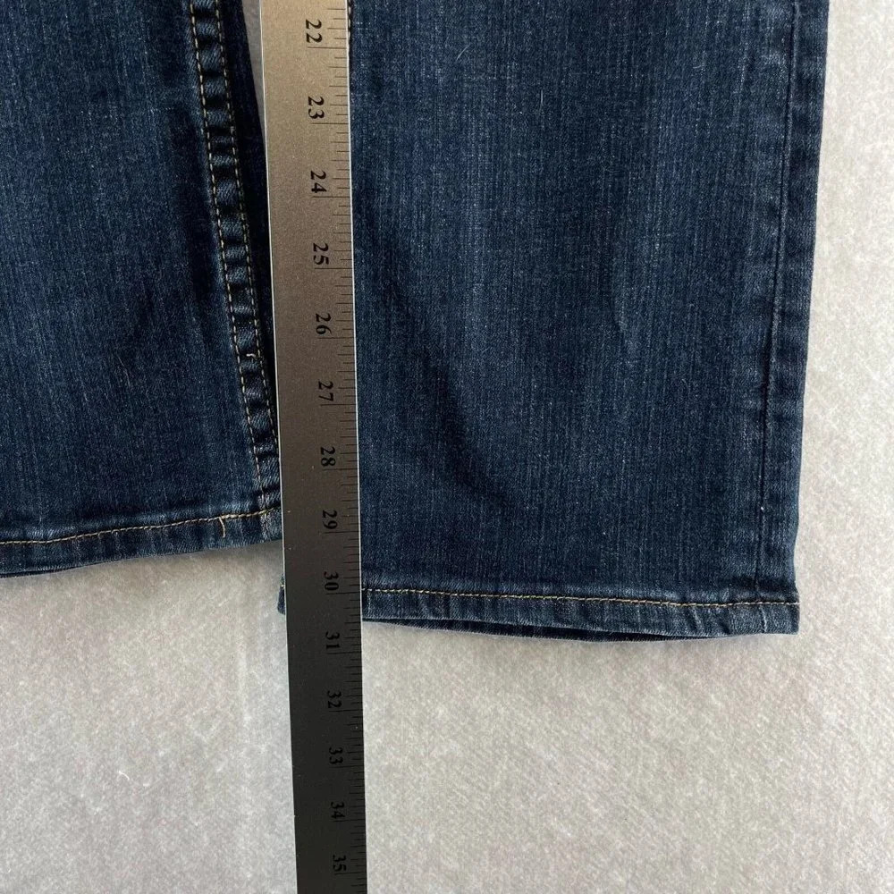 TUFF Jeans Womens Sz 28x31 Cowgirl Bootcut Stretch Dark Washed Denim Cotton Blue - Picture 10 of 10